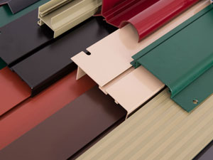 Wide range of powder-coated colours 